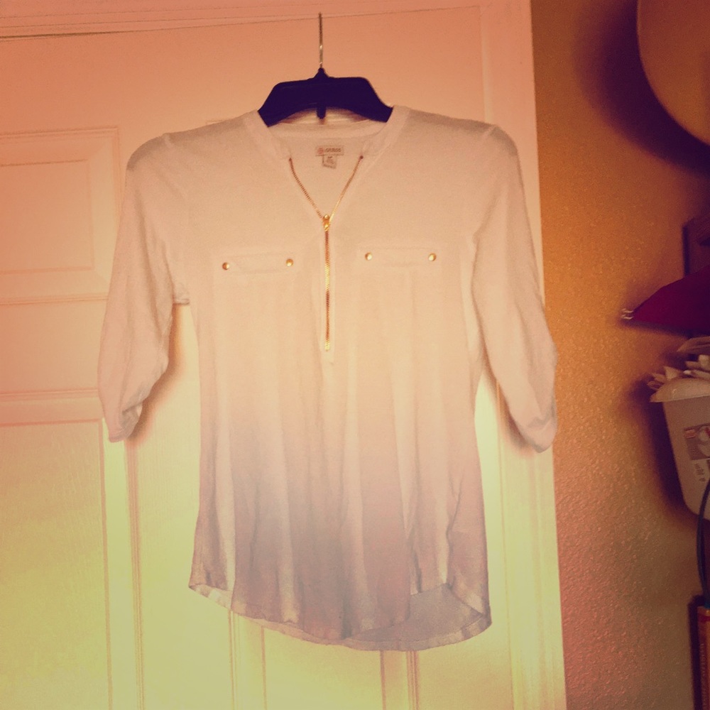 White formal long sleeve